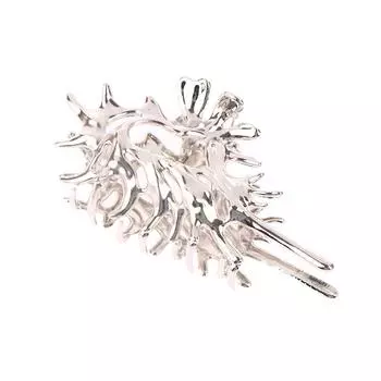 1шт креативные уникальные красочные инопланетные металлические раковины когти для волос для женщин и девочек головные уборы as the picture