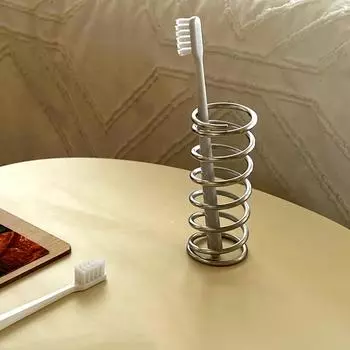1шт креативный модный держатель зубных щеток с резьбой полая настольная декоративная стойка для хранения