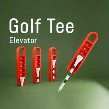 1шт креативный подъемник сиденья для мяча для гольфа 3D-печатный орнамент для любителей гольфа аксессуары для спорта на открытом воздухе подъемник сиденья для гольфа One Size чёрный