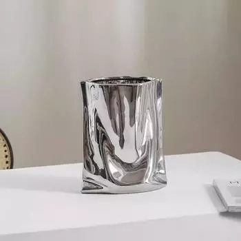 1шт креативный вход гостиная телевизор винный холодильник украшения ремесла посеребрение серебряный