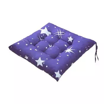 1шт квадратная подушка для стула с завязками, подушка для сиденья автомобиля, коврик для сиденья, льняная подушка для сиденья, ультрамягкая для гостиной