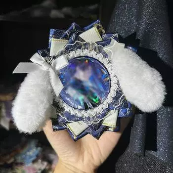 1шт лай лоток милый ткань Ins ветер вторичные периферийные устройства оригинальный значок украшение нижний кронштейн щенок многоцветный