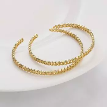 1шт латунный браслет для женщин модный браслет для девочек 55mm 1pc/bag