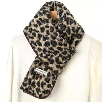 1шт леопардовый шарф женский осень и зима новый модный шарф из овечьей шерсти искусственный кашемировый платок