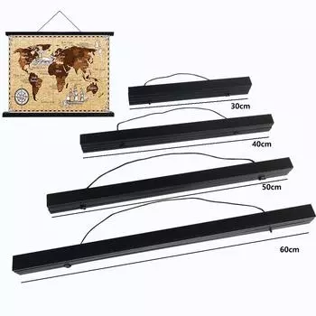 1шт магнитная деревянная вешалка для картин рамки постеры фотографии настенное искусство холст печать картины тиковое дерево сосновое дерево гостиная домашний декор 21cm