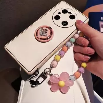 1шт макаронного цвета из бисера, шнурок для мобильного телефона, цепочка Ins