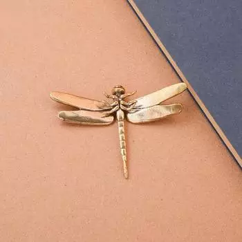 1шт медные насекомые чайные питомцы винтажные фигурки стрекоз миниатюры настольные имитационные животные украшения украшения для дома латунный