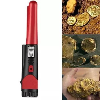 1шт металлоискатель ЖК-дисплей наружное оборудование для поиска сокровищ и разведки ручной металлоискатель синий желтый красный синий