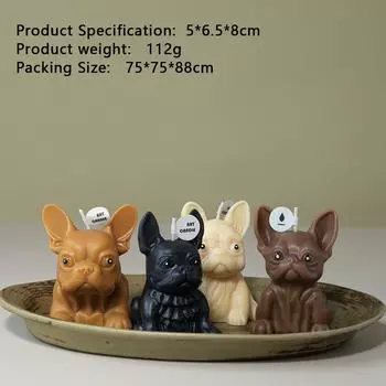 1шт милые свечи животные медведь ароматические свечи новогодний декор для дома маленькие собачки ароматические свечи подарки на день рождения сувениры для дома