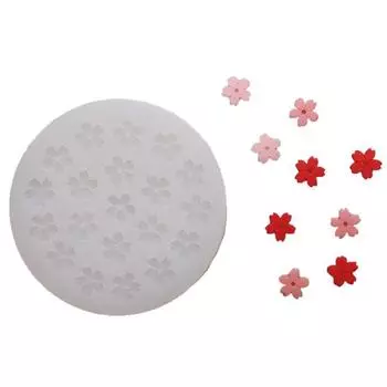 1шт мини цветок Сакура силиконовая форма Diy вишня выпечки шоколадная помадка плесень