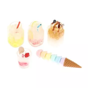 1шт миниатюрный миниатюрный кукольный домик миниатюрный послеобеденный чай