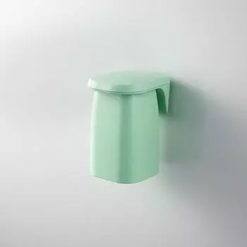 1шт минималистичный магнитный стаканчик для ополаскивателя полости рта, стаканчик для зубной щетки, настенный стаканчик для зубной щетки, магнитная присоска светло-серый