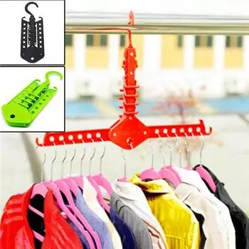 1шт многофункциональная двойная вешалка складная вешалка для одежды сушилка для одежды