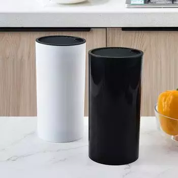 1шт многофункциональный держатель для ножей блок стойка подставка пластиковая кухонная утварь инструменты органайзер чёрный