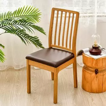 1шт модный чехол для стула из искусственной кожи водонепроницаемый маслостойкий чехол для подушки стул Protecotor товары для дома