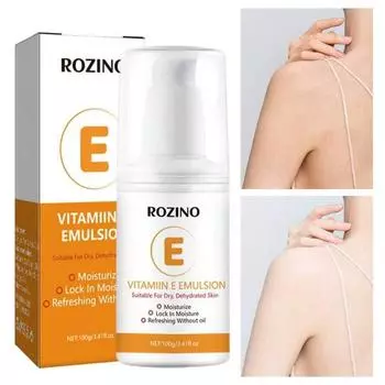 1шт молочный лосьон для тела с витамином Е 100г 100g белый