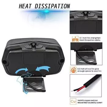 1шт мотоцикл автомобиль супер яркий 8 светодиодных фар прожекторы налобный фонарь