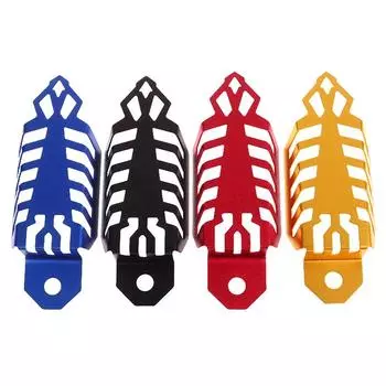 1шт мотоцикл крышка амортизатора передняя задняя вилка декор алюминиевый протектор чёрный