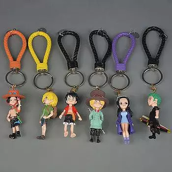 1шт мультфильм аниме One Piece аниме персонаж Луффи Нами Чоппер брелок