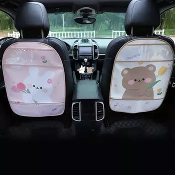 1шт мультфильм автомобильный противоударный коврик с сумкой водонепроницаемый противоударный коврик противоударный детский противоударный коврик защитный чехол на спинку сиденья автомобиля для детей