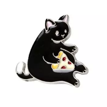 1шт мультфильм милый супер милый кот корсаж воротник металлическая брошь булавки ювелирные изделия