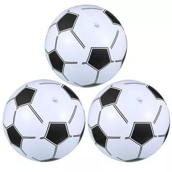 1шт надувной пляжный мяч 16 дюймов футбольный мяч для летней вечеринки у бассейна для мальчиков и девочек