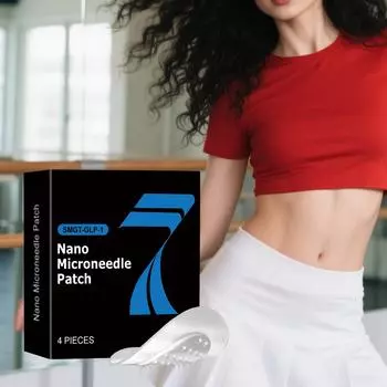 1шт Nano Patch, патч для ухода за телом, сужающий поры, подходит для всех типов кожи (4 патча) One Size