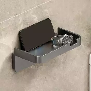 1шт настенный простой в установке рулонный органайзер без перфорации держатель для салфеток водонепроницаемый без перфорации стеллаж для хранения аксессуары для ванной комнаты