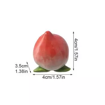 1шт настольное украшение чай питомец керамический орнамент ремесла маленький орнамент скульптура имитация фруктов креатив 13 стилей