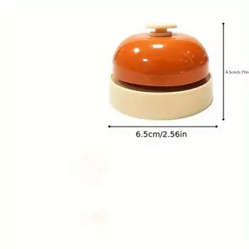 1шт. Настольный колокольчик для игры с питомцами, нажатие колокольчика, не требуется электричество, передний стол, обеденные колокольчики, прижимной колокольчик, веселый аксессуар для вечеринки синий