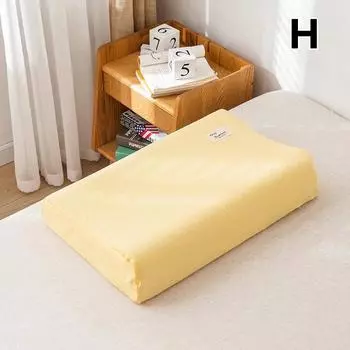 1шт наволочка контурная пена с эффектом памяти отскок латексная наволочка хлопковая наволочка на молнии 30x50cm