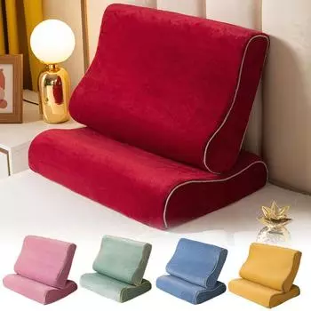 1шт наволочка теплая молочная бархатная приятная на ощупь наволочка удобная подушка полотенце память подушка для шеи наволочка мягкая для сна