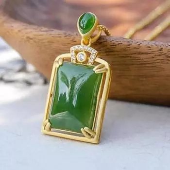 1шт нефритовый кулон на ключицу цепочка ожерелье ювелирные изделия