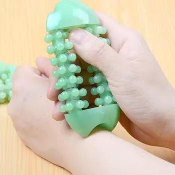 1шт нефритовый массажный ролик для восстановления пальцев рук с меридианом