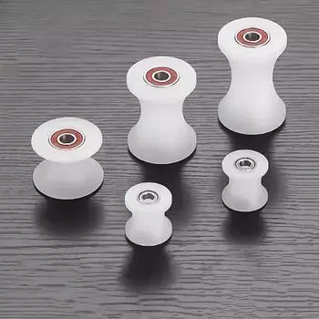 1шт нейлоновый U-образный подшипник роликовый дверной и оконный раздвижной механический шкив аксессуары для украшения окна