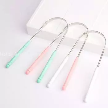 1шт нержавеющая сталь скребок для языка щетка для чистки языка зубная щетка гигиена полости рта высококачественный скребок для языка