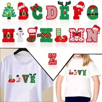 1шт новая рождественская елка снеговик снежинка компьютерная вышивка монограмма вышивка