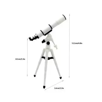1шт образовательная научная игрушка астрономический телескоп модель ролевые украшения 1:12/1:20/1:Аксессуары для миниатюрного кукольного домика 25 масштаба
