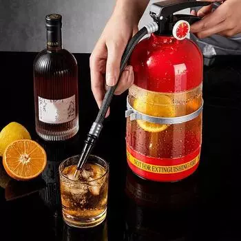 1шт огнетушитель винная пушка ручной пресс рутбир диспенсер пивной винный диспенсер полипропиленовый винный диспенсер Netflix