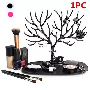 1шт олень ювелирные изделия стенд серьги серьги браслет вешалка браслет ожерелье дисплей стеллаж для хранения белый