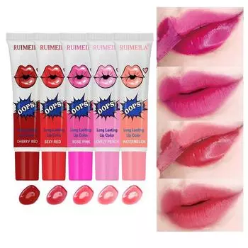 1шт отрывной блеск для губ водостойкий, долговечный, легко наносится и нелегко смывается макияж. Текстура гладкая, освежающая. роза розовый