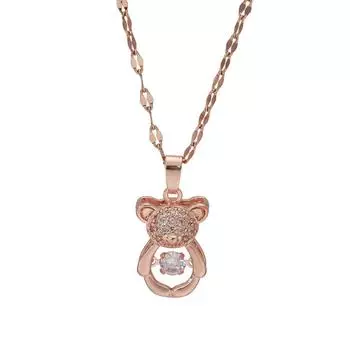 1шт Ожерелье с подвеской в виде золотого кота, Симпатичное ожерелье с подвеской, На каждый день, для праздничной вечеринки золотой