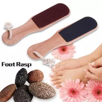 1шт пилка для ног деревянный полировщик кутикулы удаление омертвевшей кожи пальцев ног отшелушивающий скраб наждачная бумага