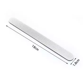1шт пилочка для ногтей из нержавеющей стали с круглой головкой, металлические инструменты для маникюра и педикюра, красота 18cm