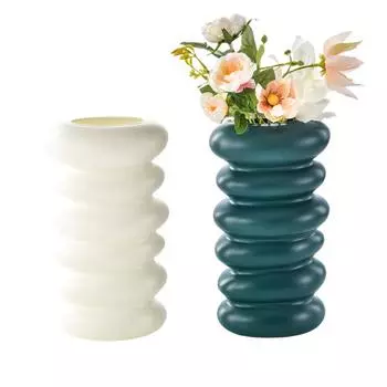 1шт пластиковая спиральная белая ваза гидропонный горшок ваза украшение домашний стол декоративные вазы для цветов украшение