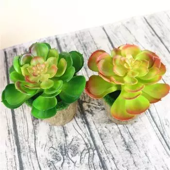 1шт пластиковые поддельные искусственные суккуленты растение бонсай сад домашний офис декор D
