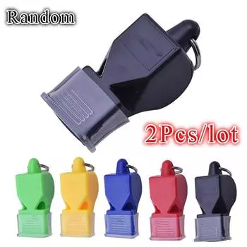 1шт пластиковый футбольный, баскетбольный, хоккейный, спортивный классический судейский свисток