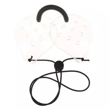 1шт пластиковый вентилируемый прозрачный щиток для глаз с 9 отверстиями после операции на глазу