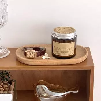 1шт. Поднос для тарелок из цельного дерева, кофейная круглая десертная тарелка, натуральный цвет дерева, поднос из бука, минималистский, 3 стиля 12*12cm