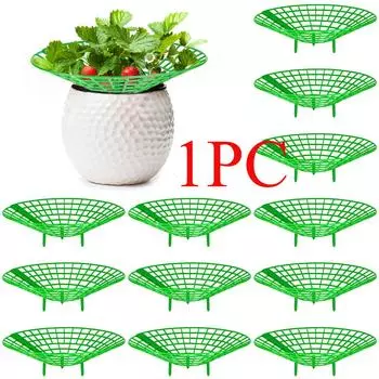 1шт подставка для клубники поддон для садоводства домашняя стойка для посадки подсолнечника горшечная рассада против гниения фруктовая поддержка зелёный
